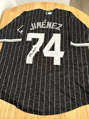 Eloy Jimenez Chicago White Sox Autographed Jersey JSA Certified - Image 1 of 4