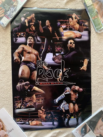 The Rock- WWF Wrestling WWE Rocky Mania 24X36 Poster (New/Sealed) Cover