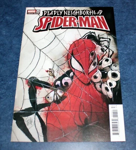 MORTALLY VECINDARIO ARAÑA-MAN #1 1:25 VARIANTE MOMOKO MELOCOTÓN PRIMERA impresión MARVEL CASI NUEVO - Imagen 1 de 1