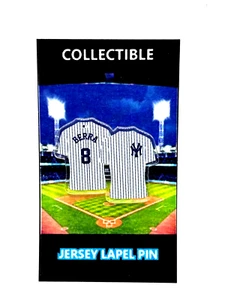 New York Yankees Yogi Berra jersey lapel pin-RETRO Collectible - Picture 1 of 1