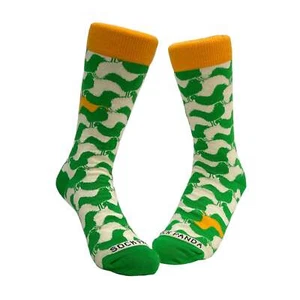 Interlocking Turkey Patterned Socks from the Sock Panda (Adult Small) - Picture 1 of 6