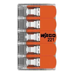 Wago 221-615 Hebelmuttern - 5 Leiter KOSTENLOSER VERSAND! - Bild 1 von 5