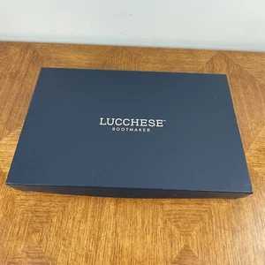 Lucchese Bootmaker Empty Box blue Rectangle for Belt or Shirt  16”x 10" x 2.5" - Picture 1 of 6
