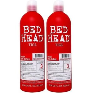 TIGI Bed Head Urban Antidotes Level 3 Resurrection Shampoo & Conditioner 750mL D