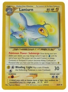 Laturn 32/64 Uncommon Non Holo Neo Revelation Pokemon Card NM+ With eBay Ship - Picture 1 of 3