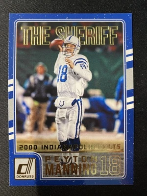 2016 Donruss The Sheriff Peyton manning #3 Colts - Image 1 of 2