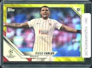 2022 Topps UEFA Champions League Diego Carlos /250 Yellow Foil #116 Ungraded - Picture 1 of 2
