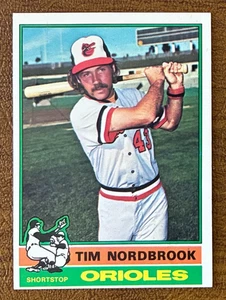 1976 Topps Baseball #252 Tim Nordbrook - Baltimore Orioles - NM (A) - Picture 1 of 2