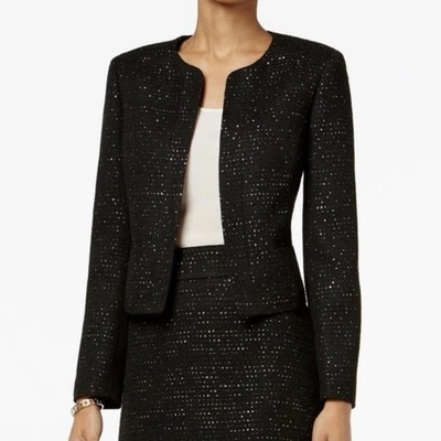 Blazer/chaqueta Nine West La Vie En Rose manga larga lentejuelas nuevo sin etiquetas talla 10 Foto 1 de 4