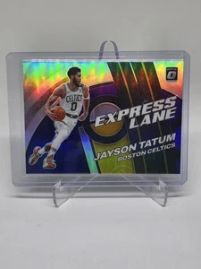 2021-22 Panini Donruss Optic - Express Lane #23 Jayson Tatum - purple  - Bild 1 von 2