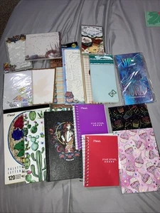 Huge Lot Misc Note Pads Magnetic List Spiral Colorful Wonder Woman Unicorn - Picture 1 of 8