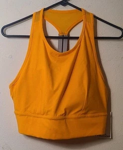 Sports Illustrated Bra XL Orange Razorback Athletic Medium Support Removable Pad - Bild 1 von 5