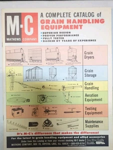 Vintage Farm Catalogs Mathews Company Grain Handling Brochures  - Picture 1 of 13