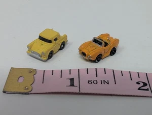 Vintage Mini Micro Machines Ford Thunderbird & Shelby Cobra Cars Galoob 2 Lot - Picture 1 of 7