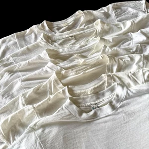 Vintage 50’s Konvolut 7 leere T-Shirts Kmart Fruit Of Loom Single Stitch Distress - Bild 1 von 18