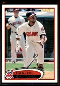 2012 Topps Carlos Santana #656 Cleveland Indians - Picture 1 of 2