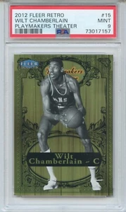 2012 Fleer Retro Wilt Chamberlain Playmakers Theatre #’d /100 PSA 9 - Picture 1 of 2