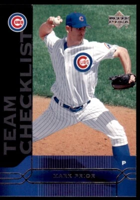 2005 Upper Deck Mark Prior Chicago Cubs #476 2093 - Image 1 of 2