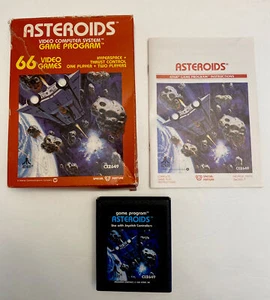 Asteroids Video Computer System Spielprogramm 66 Videospiele für Atari CIB - Bild 1 von 3