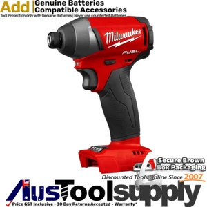 Milwaukee Impact Driver 18V FUEL 1/4" Brushless Heavy Duty M18FID 2753-20 - Picture 1 of 10