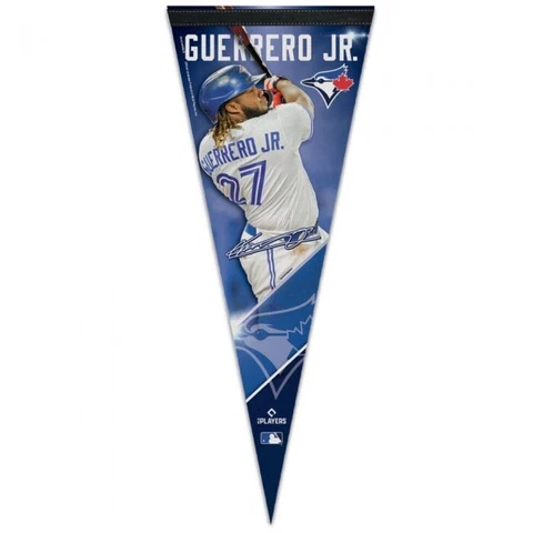VLADIMIR GUERRERO JR. TORONTO BLUE JAYS PREMIUM QUALITY PENNANT 12"X30" MLB Cover