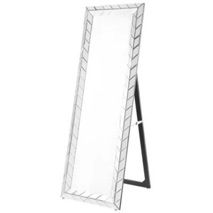 Elegant Decor Sparkle 63" Contemporary Clear Crystal Frame Standing Mirror - Picture 1 of 5