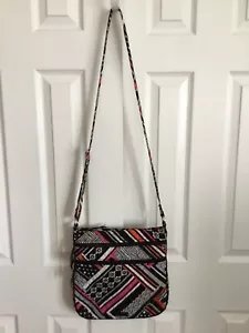 Borsa a tracolla trapuntata Vera Bradley con due tasche esterne con cerniera - Foto 1 di 10