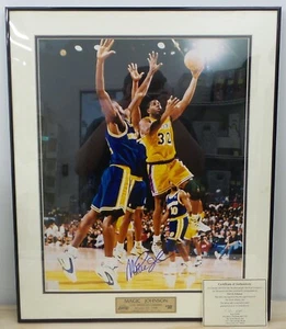 Earvin Magic Johnson Limited Edition Signed Photo & Frame /500 with COA - F122 - Picture 1 of 6