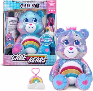 Care Bears Sequin Plush, Cheer Bear Plushie for Ages 4+ Perfect Stuffed Animal - Picture 1 of 1