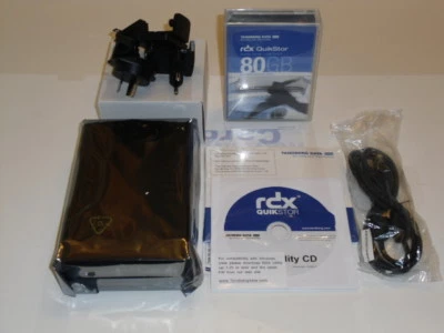 New Tandberg Data RDX Quikstor External USB 2.0 RD1000E Power Supply & USB  - Image 1 of 4