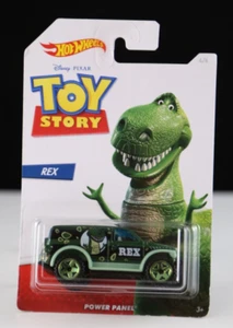 New Hot Wheels Disney Pixar Toy Story Car #4/6 - Rex - Power Panel - Picture 1 of 2