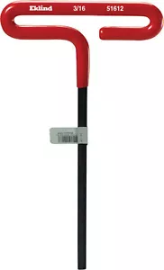 EKLIND 51612 3/16 pulgadas empuñadura de cojín hexagonal mango en T llave Allen llave en T - Imagen 1 de 1