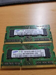 Samsung PC3-10600 (DDR3-1333) 2 GB SO-DIMM 1333 MHz PC3-10600 DDR3 Memory (M471…