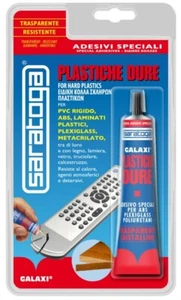 Colla Adesivo per plastiche dure SARATOGA Galaxi PVC Plexiglas ABS Laminati 25ml - Foto 1 di 3