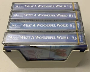 Readers Digest - What A Wonderful World With book and Cassette Holder. - Picture 1 of 9