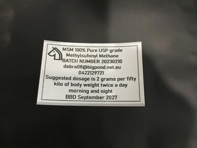 MSM 5kg 99.9% pure 100% water soluble - image 1 of 3