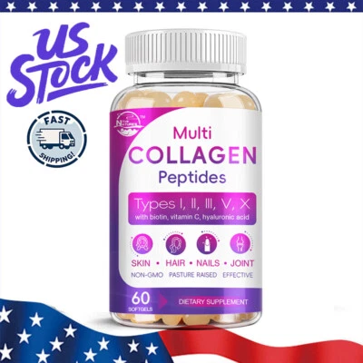 I、II、III、V、X 型优质胶原肽胶囊生物素水解抗衰老 — 第 1/4 张图片