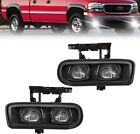 LED fog lights Compatible with [1999-2002 GMC Sierra] [2000 2001 2002 2003 2004