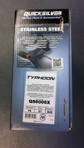 Quicksilver Typhoon QS6005X 14 x 21 Stainless Propeller - Picture 1 of 2