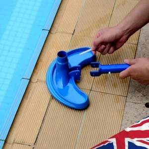 Vacuum Head Brush Cleaner Pool Suction Crescent Type Swimming Pool Cleaning Tool - Picture 1 of 8