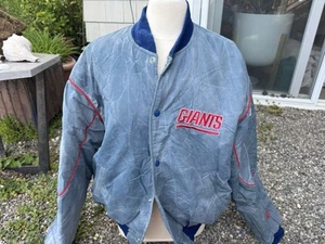 Vintage Starter Giants Bomberjacke Acid Wash Herren L USA Patches RAR - Bild 1 von 11