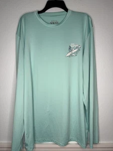 Camisa de pesca Yeti Performance para hombre XXL 2XL manga larga logotipo de dientes de tiburón - Imagen 1 de 4