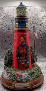 Barack Obama Hawthorn Village "Achieve" Lighthouse Collection 8" Figurine - Picture 1 of 6
