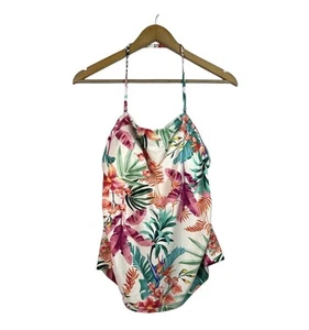 Cupshe Floral Tropical Colorful Tankini Size XL NWT - Picture 1 of 12