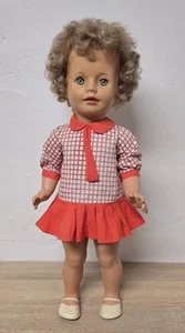 Alte Kunststoff Puppe Doll 55 cm Schlafaugen Stimme Sammler Vintage - Bild 1 von 12