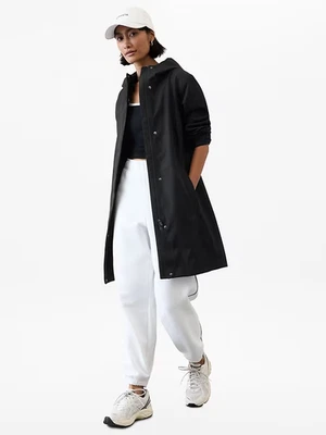 Athleta MT M TALL RainOut Ridge Trench Largo, Negro Impermeable Chaqueta Nuevo con Etiquetas Foto 1 de 4