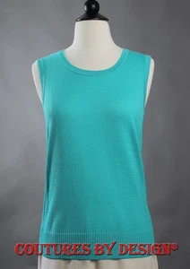 Camiseta sin mangas St John Knits, Shell Opal talla pequeña nueva con etiquetas precio de venta sugerido por el fabricante $380 - Imagen 1 de 2