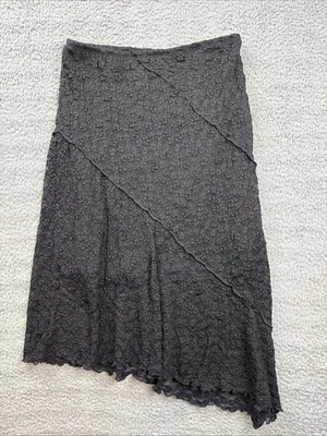 Art Class Skirt Girls XL 14 Black Asymmetrical Lace Midi Skirt - Image 1 of 4