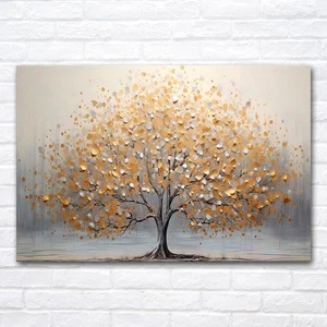 Abstract Tree Wall Art Canvas Painting Poster & Print Picture Mural Home Decor - Picture 1 of 6
