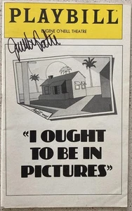 Joyce Van Patten (Only) Signed Playbill I Ought to Be in Pictures Ron Leibman - Picture 1 of 1